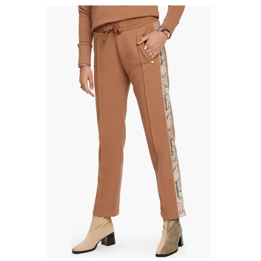 Scotch & Soda Maison L' amour Taped Sweatpants Size Large